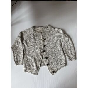Jack Wills Cable Cardigan Size 10 93% Cotton Pepper Shade
